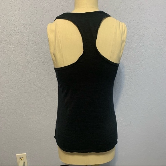 Vuori Women’s Gray Black Racerback Tank Top - Picture 3 of 4